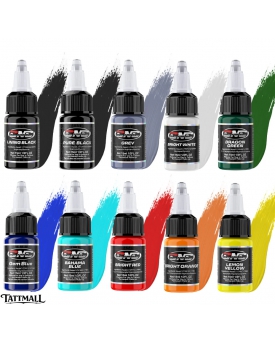 Tattoo Ink 10/16 Colors Set 15ml CNC